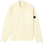 C.P. Company Men's Gabardine Shirt in Pistachio Shell