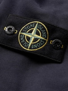 Stone Island - Logo-Appliquéd Cotton-Jersey Hoodie - Blue