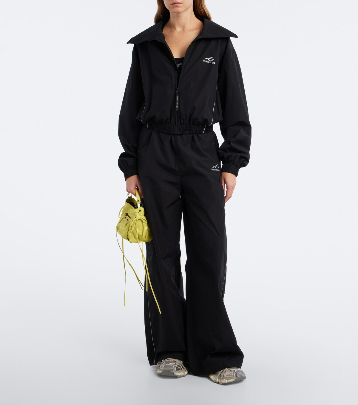 Balenciaga Le City Nano leather top-handle bag
