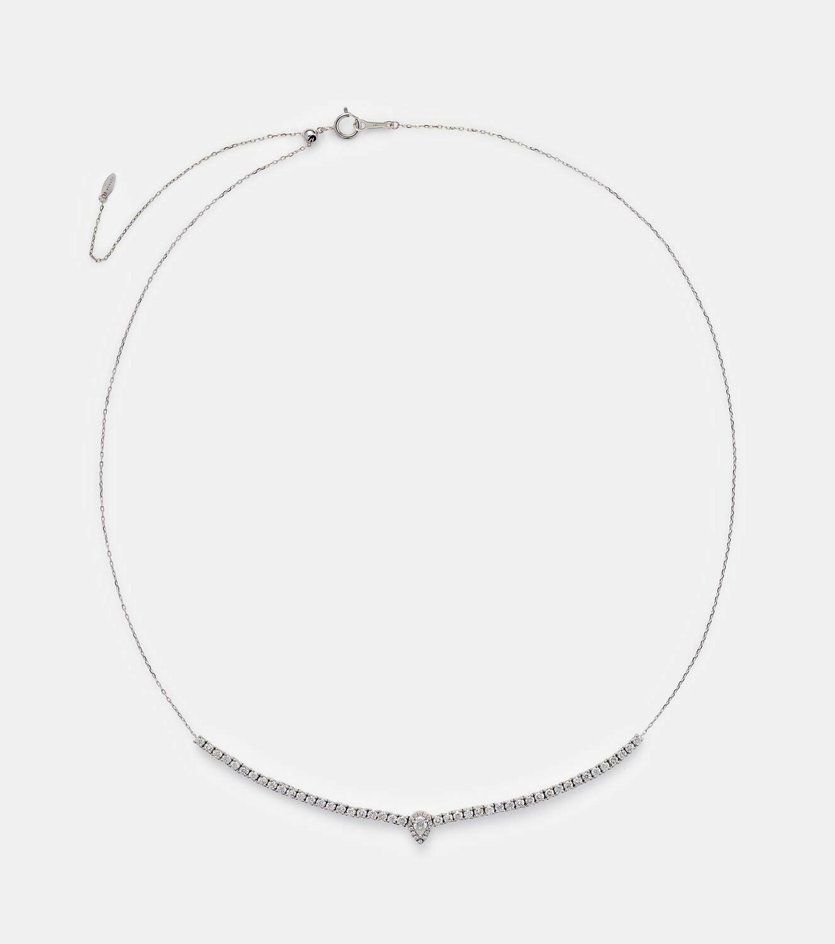 Persée 18kt white gold necklace with diamonds