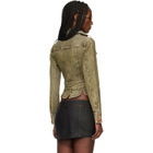 Miss Sixty Green KNWLS Edition Tie-Dye Denim Jacket