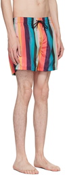 Paul Smith Multicolor Artist Stripe Swim Shorts