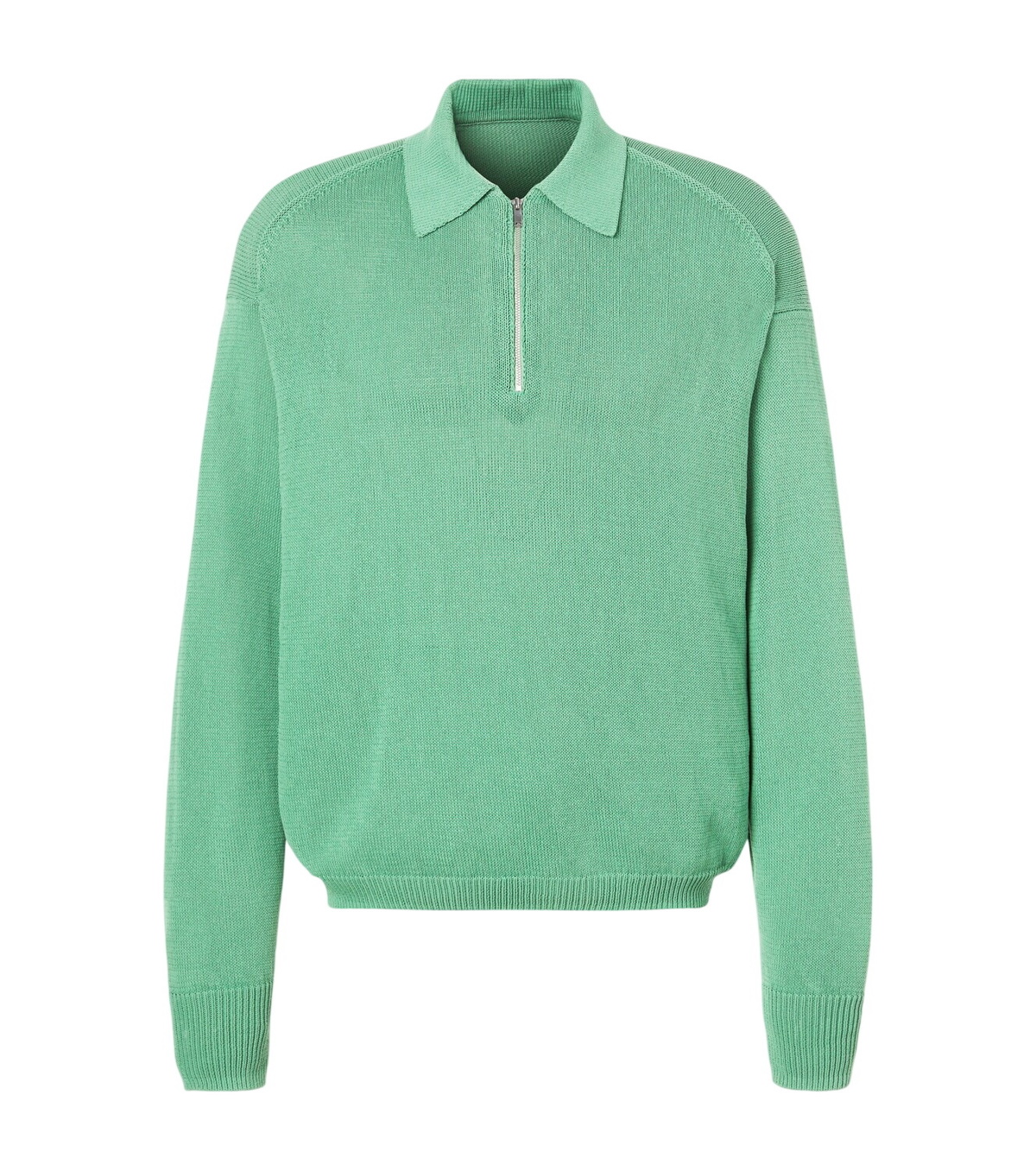 Studio Nicholson - Teith Mélange Merino Wool Half-Zip Sweater