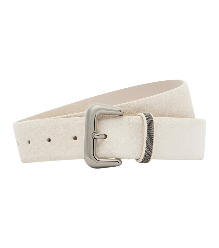 Photo: Brunello Cucinelli Monili suede belt