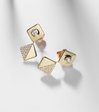 Ileana Makri 18kt gold earrings with diamonds