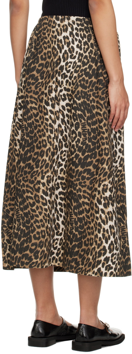 Leopard Midi Skirt main image 1