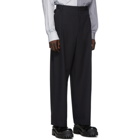 Juun.J Navy Wool Trousers