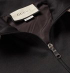 Gucci - Logo Striped Tech-Jersey Track Jacket - Men - Black