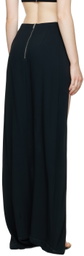 Dion Lee Black Arch Longline Maxi Skirt