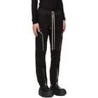 Rick Owens Black Tower Heizer Cargo Pants
