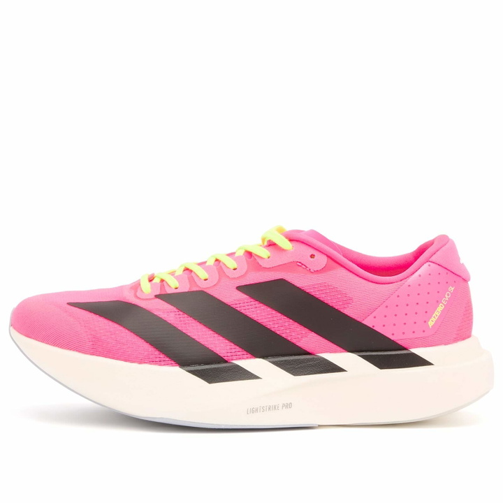 Photo: Adidas Running Women's adidas Adizero Evo Sl W Sneaker in Lucid Pink Core Black/Ftwr White