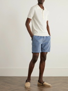 Frescobol Carioca - Clemente Pointelle-Knit Cotton Polo Shirt - White