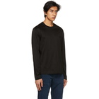 Brioni Black Logo Long Sleeve T-Shirt