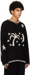 Palm Angels Black Nightsky Sweater