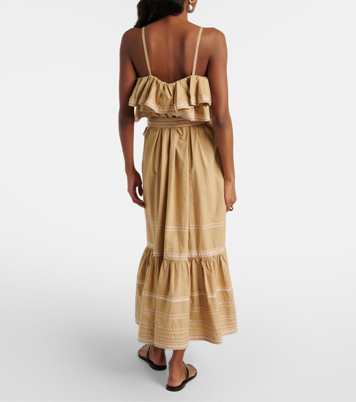 Ulla Johnson Lucian ruffled cotton midi dress