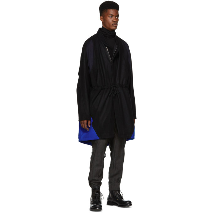 Abasi Rosborough Black and Blue Arc Coat