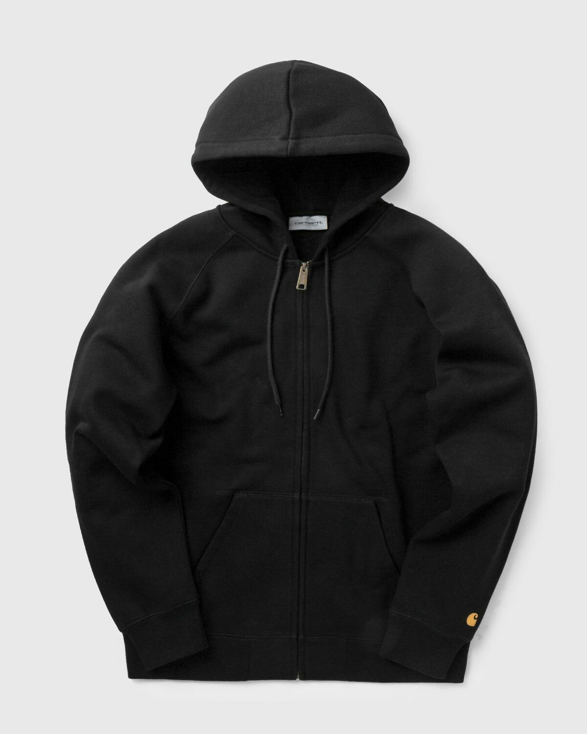 Carhartt Wip Hooded Chase Jacket Black Hoodies|Zippers Carhartt WIP
