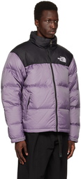 The North Face Purple & Black 1996 Retro Nuptse Down Jacket