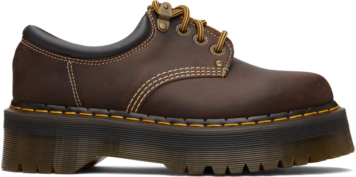 Photo: Dr. Martens 8053 Arc Crazy Horse Leather Platform Casual Derbys