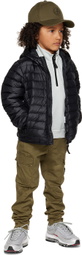 Stone Island Junior Kids Khaki Patch Cargo Pants