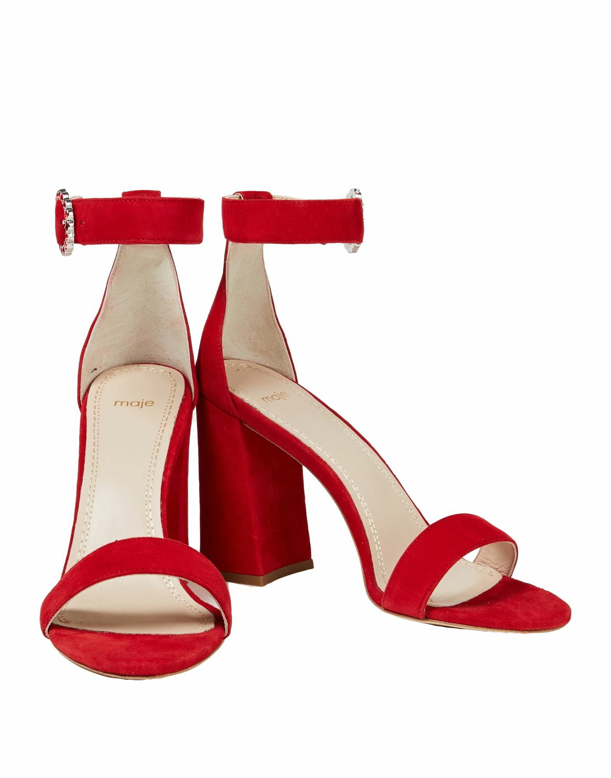 Maje Womens Sandals in Red