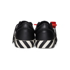 Off-White Black and White Vulcanized Low Sneakers