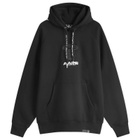 Men's AAPE Croc Chest Badge Hoody in Black