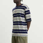 Bound Men's Nautico Stripe T-Shirt in Blue Stripe
