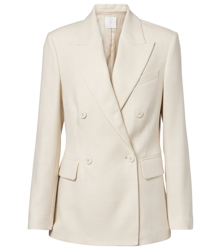 Photo: Eleventy Wool, silk and linen-blend blazer