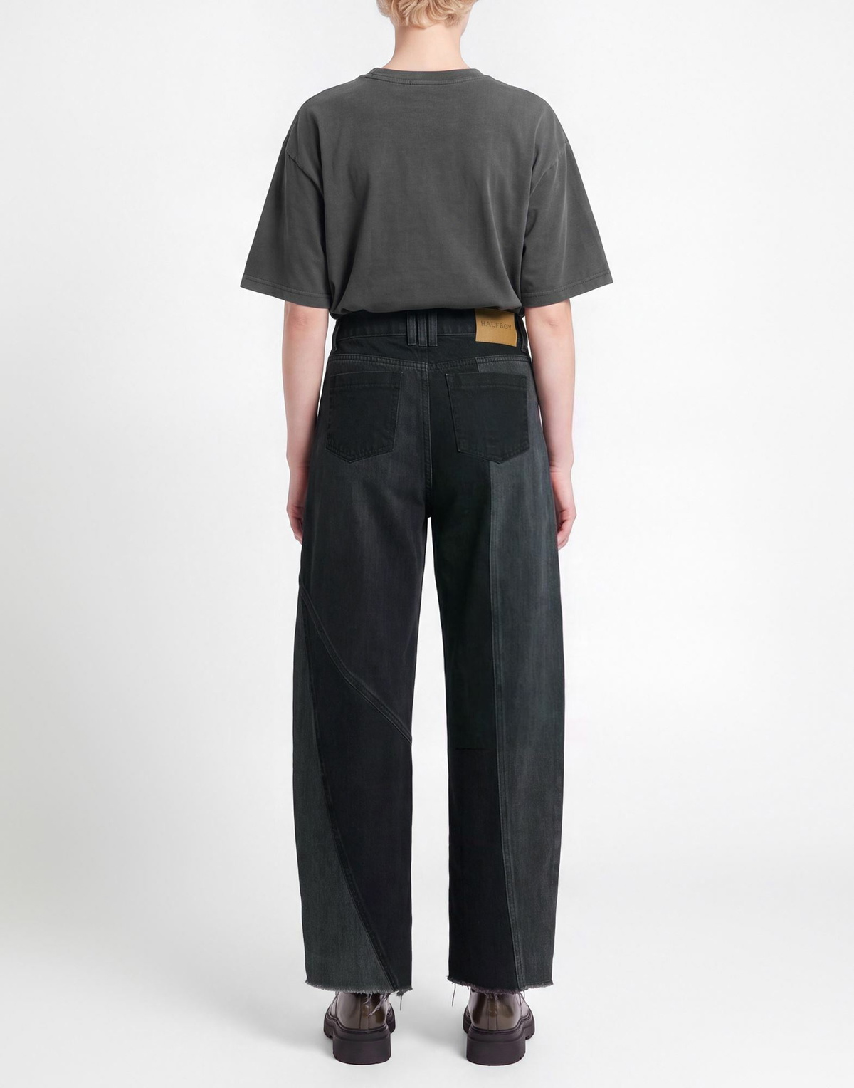 Halfboy Womens Jeans in Black