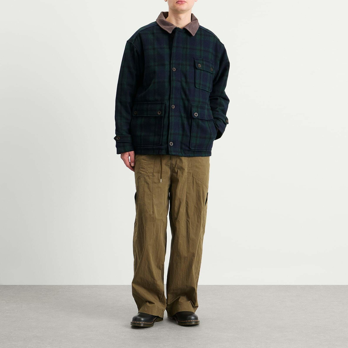 Pendleton Men's Hunting Jacket in Black Watch Tartan