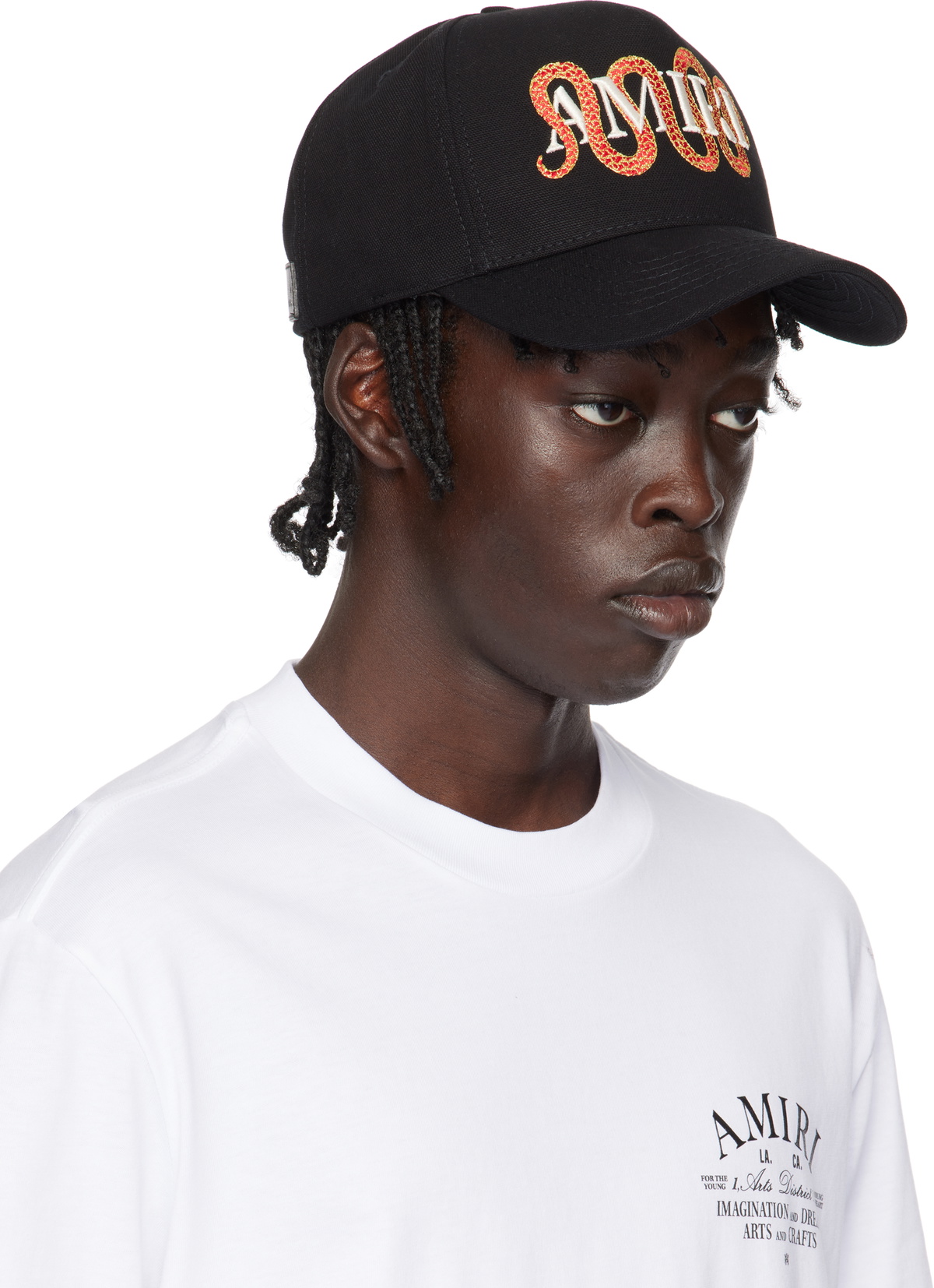 AMIRI Black Snake Cap Amiri