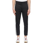 Moncler Black Logo Tape Track Pants