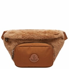 Moncler Men's Durance Belt Bag in Brown 