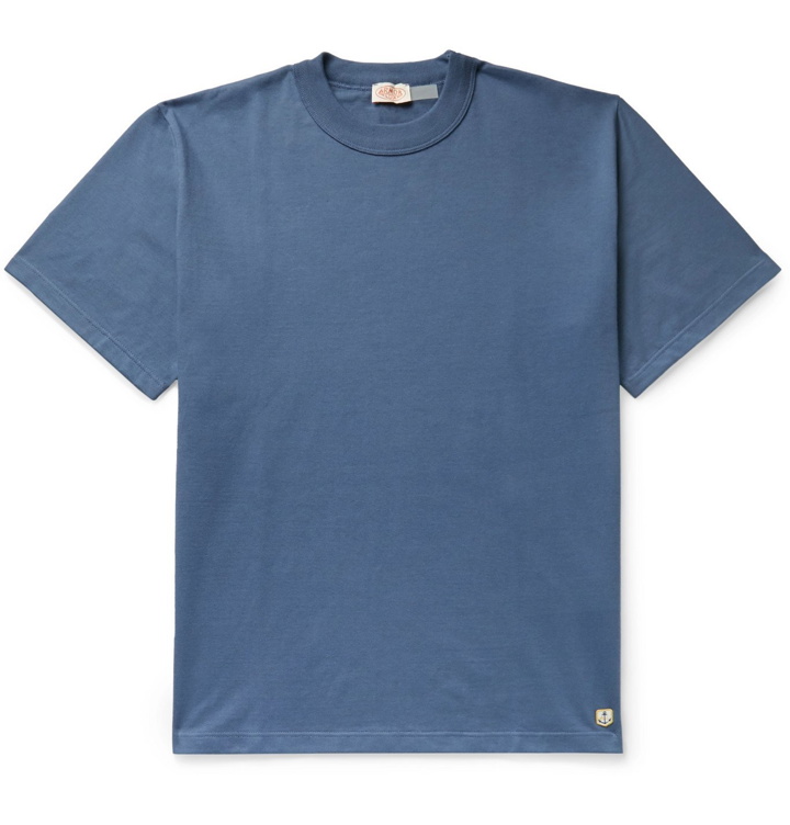 Photo: Armor Lux - Cotton-Jersey T-Shirt - Blue