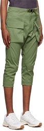 CCP Green Cropped Chino Trousers