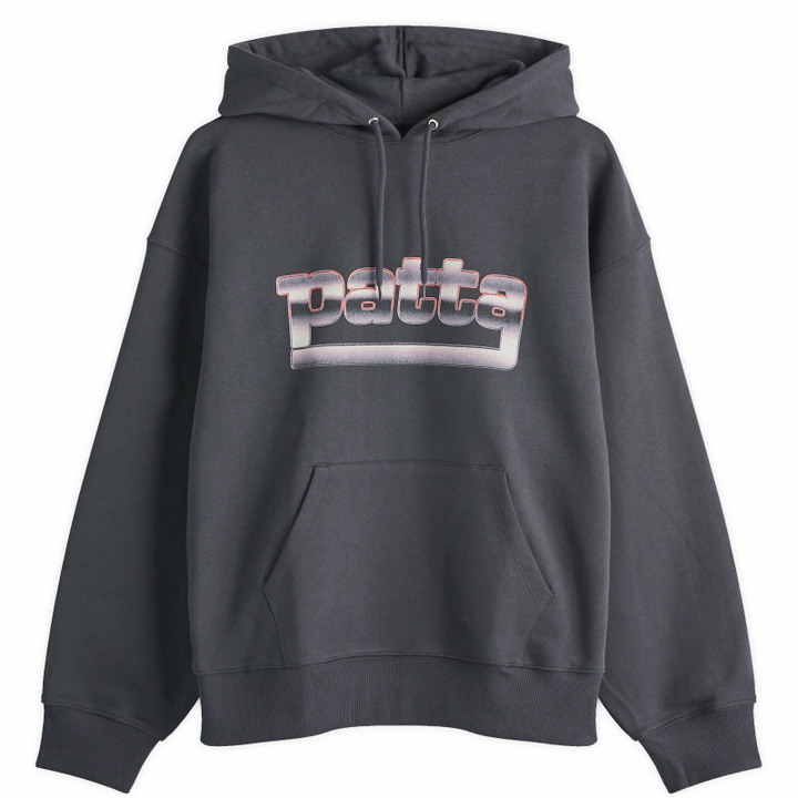 Photo: Patta Men's Metal Boxy Hoodie in Moonless Night