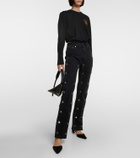 Y/Project Logo cotton jersey bodysuit