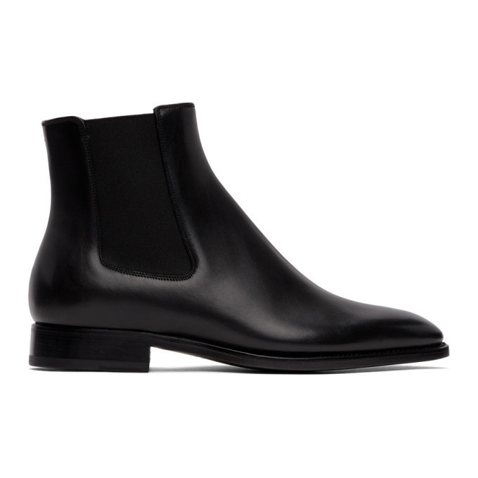 Photo: Givenchy Black Classic Chelsea Boots