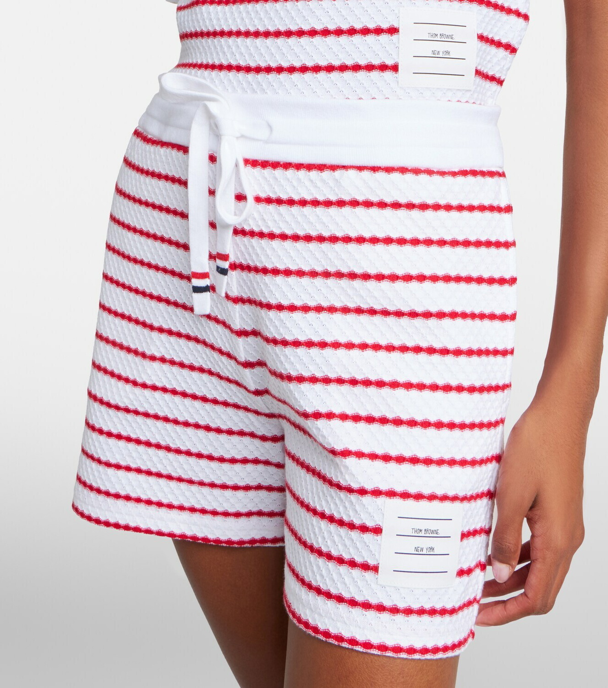Thom Browne Striped cotton shorts