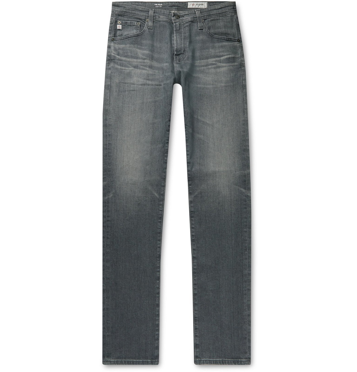 AG Jeans - Tellis Slim-Fit Stretch-Denim Jeans - Gray