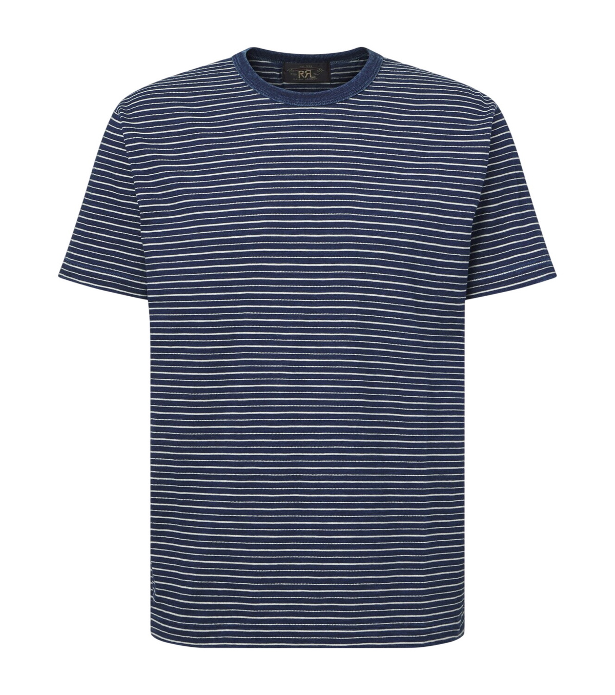 RRL Men's Norman Stripe T-Shirt in Red/Blue/White RRL