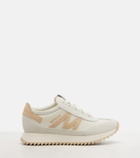 Moncler Pacey2 suede-trimmed sneakers