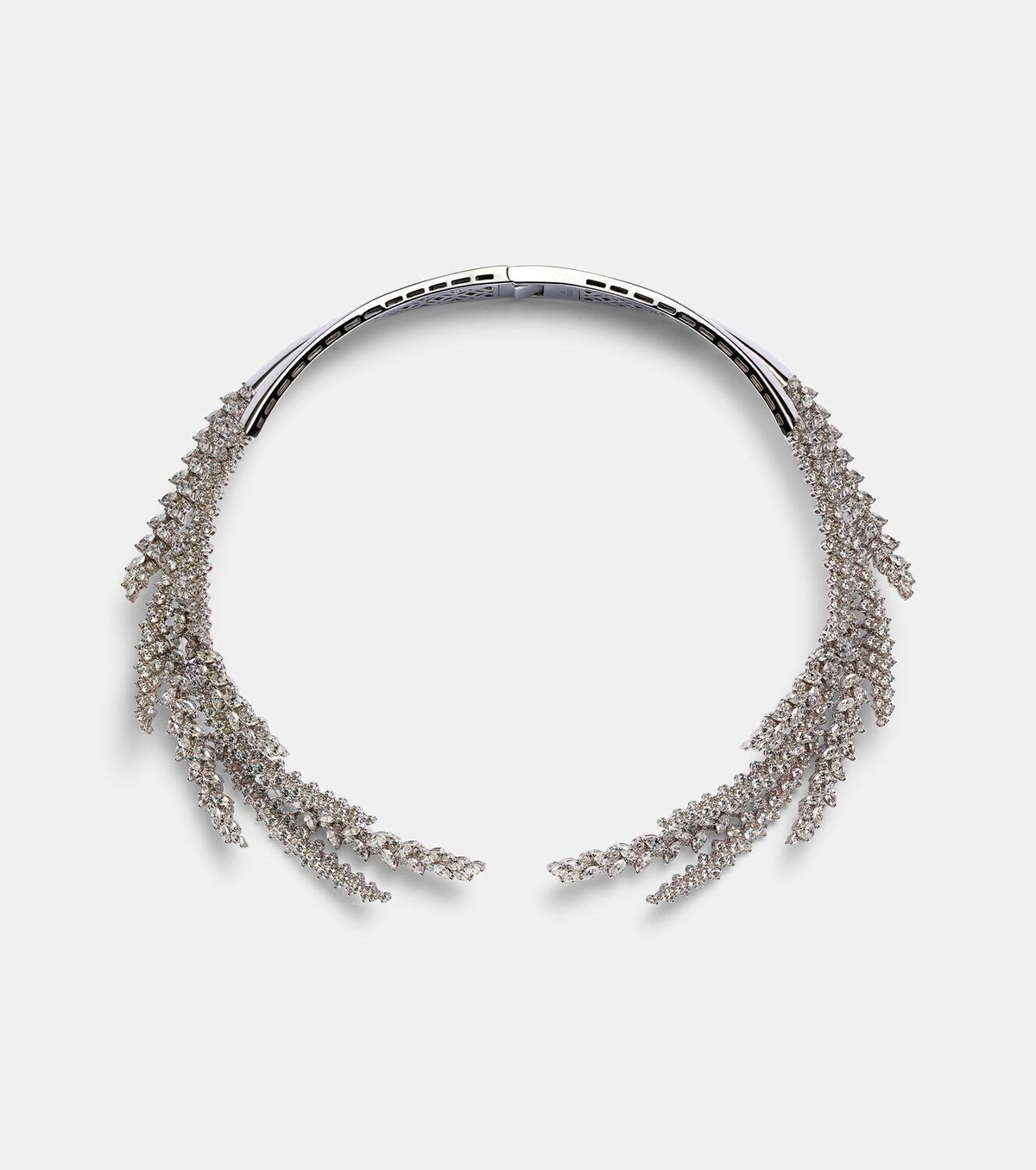 Yeprem Y-Couture 18kt white gold choker with diamonds