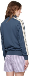 Palm Angels Navy Monogram Classic Track Jacket