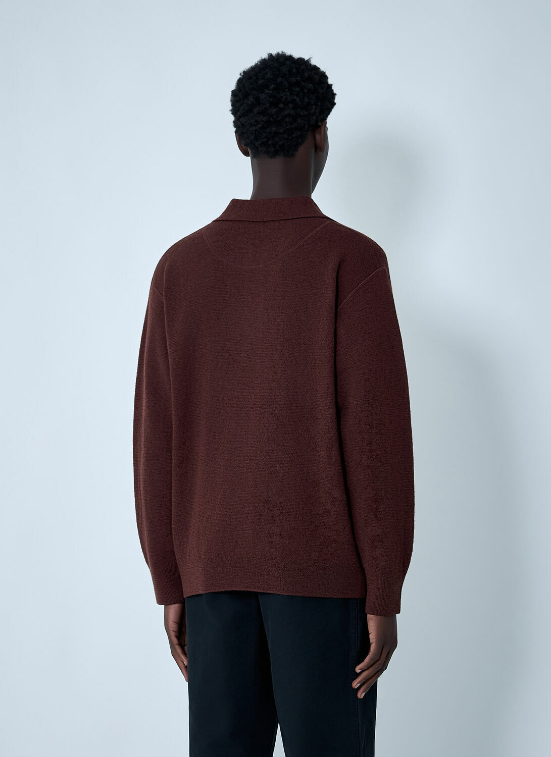 MHL by Margaret Howell Wool Knitted Polo Sweater