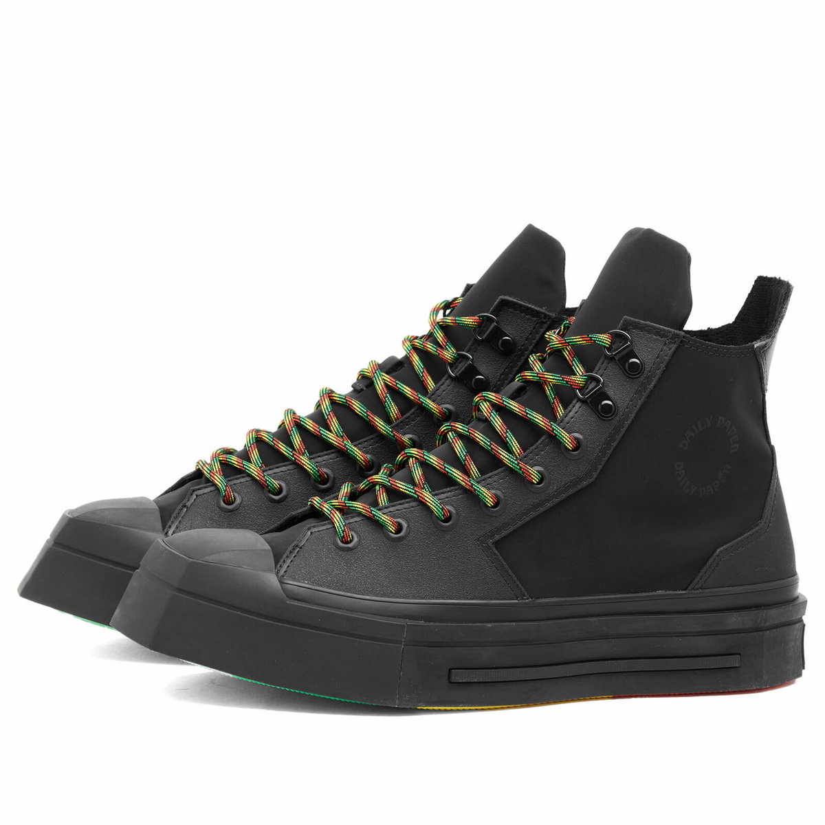 Converse x Daily Paper De Luxe SQR in Black