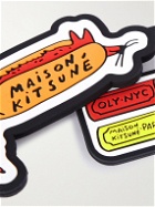 Maison Kitsuné - Olympia Le-Tan PVC and Silver-Tone Key Fob