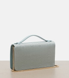 Valentino Garavani VLogo Signature Mini moiré clutch