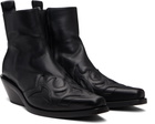 Ann Demeulemeester Black Heimo Ankle Boots